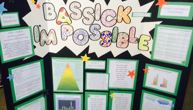 Bassick high School research board on student and family interventions